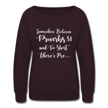 Load image into Gallery viewer, Hip Hop &amp; Boujee&#39;s &quot;Somewhere In Between&quot; Crewneck Sweatshirt - plum