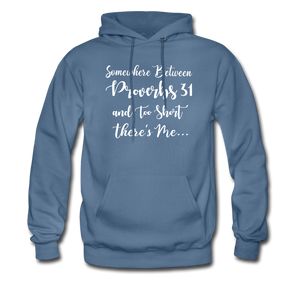 Hip Hop & Boujee's "Somewhere In Between" Hoodie - denim blue