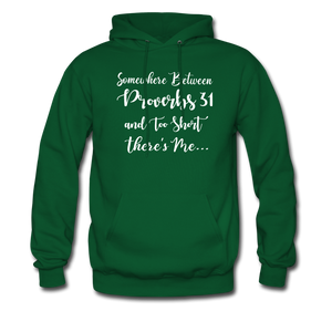 Hip Hop & Boujee's "Somewhere In Between" Hoodie - forest green