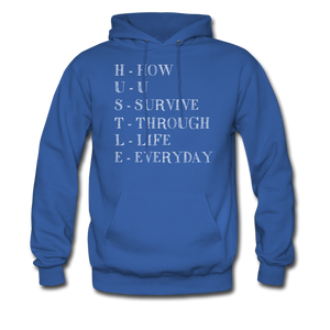 Hip Hop & Boujee's "Hustle" Hoodie - royal blue