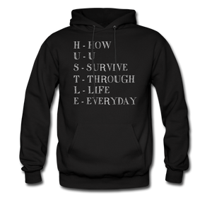 Hip Hop & Boujee's "Hustle" Hoodie - black