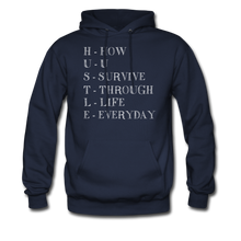 Load image into Gallery viewer, Hip Hop &amp; Boujee&#39;s &quot;Hustle&quot; Hoodie - navy