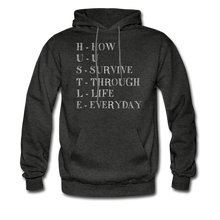 Load image into Gallery viewer, Hip Hop &amp; Boujee&#39;s &quot;Hustle&quot; Hoodie - charcoal gray