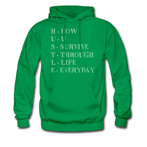 Hip Hop & Boujee's "Hustle" Hoodie - kelly green