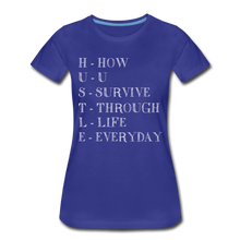 Load image into Gallery viewer, Hip Hop &amp; Boujee&#39;s &quot;Hustle&quot; T-Shirt - royal blue