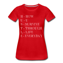 Load image into Gallery viewer, Hip Hop &amp; Boujee&#39;s &quot;Hustle&quot; T-Shirt - red
