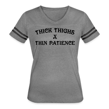 Load image into Gallery viewer, Hip Hop &amp; Boujee&#39;s Thick Thighs - heather gray/charcoal