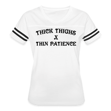 Load image into Gallery viewer, Hip Hop &amp; Boujee&#39;s Thick Thighs - white/black