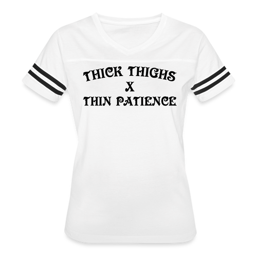 Hip Hop & Boujee's Thick Thighs - white/black