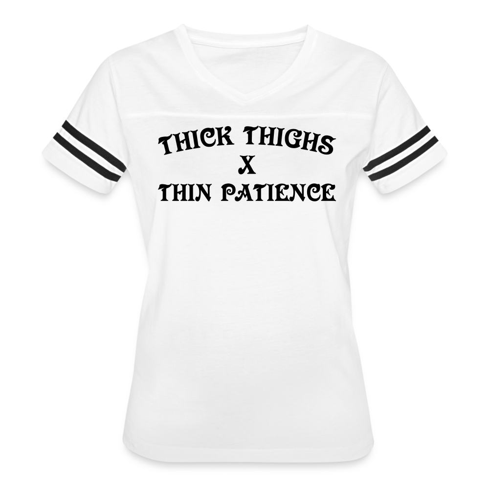 Hip Hop & Boujee's Thick Thighs - white/black