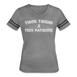 Women’s Vintage Sport T-Shirt - heather gray/charcoal