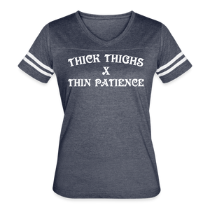 Women’s Vintage Sport T-Shirt - vintage navy/white